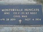 Picture 2 of 2 Montraville Hungate Civil War Veteran SGT CO F 136 Illinois INF Died November 4, 1864