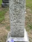 Picture 2 of 2 Fredrick H. Layman Civil War Veteran CORP CO H 48 REG VOL INF Died May 27, 1886