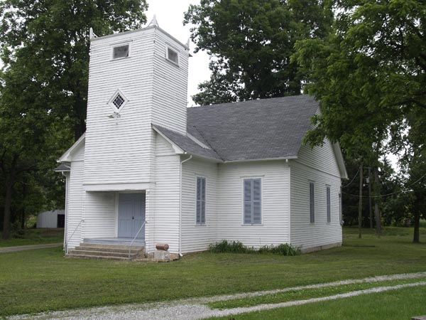 Picture of church at cemetery